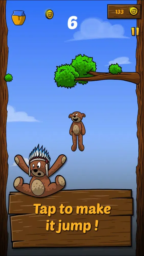 Ảnh chụp màn hình của Teddy Jump : The bounding bear