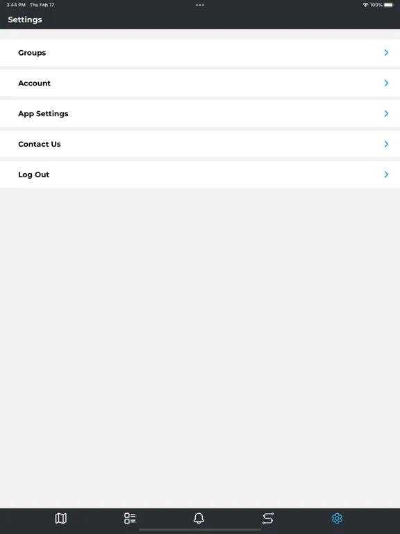 Infiniti Tracking iPad  Screenshots