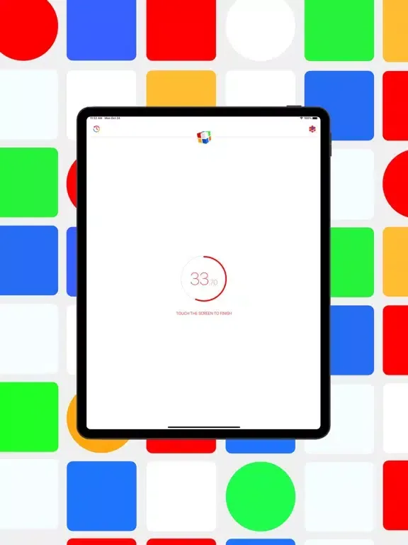 Cube Timer for Rubiks Cube iPad 应用截图
