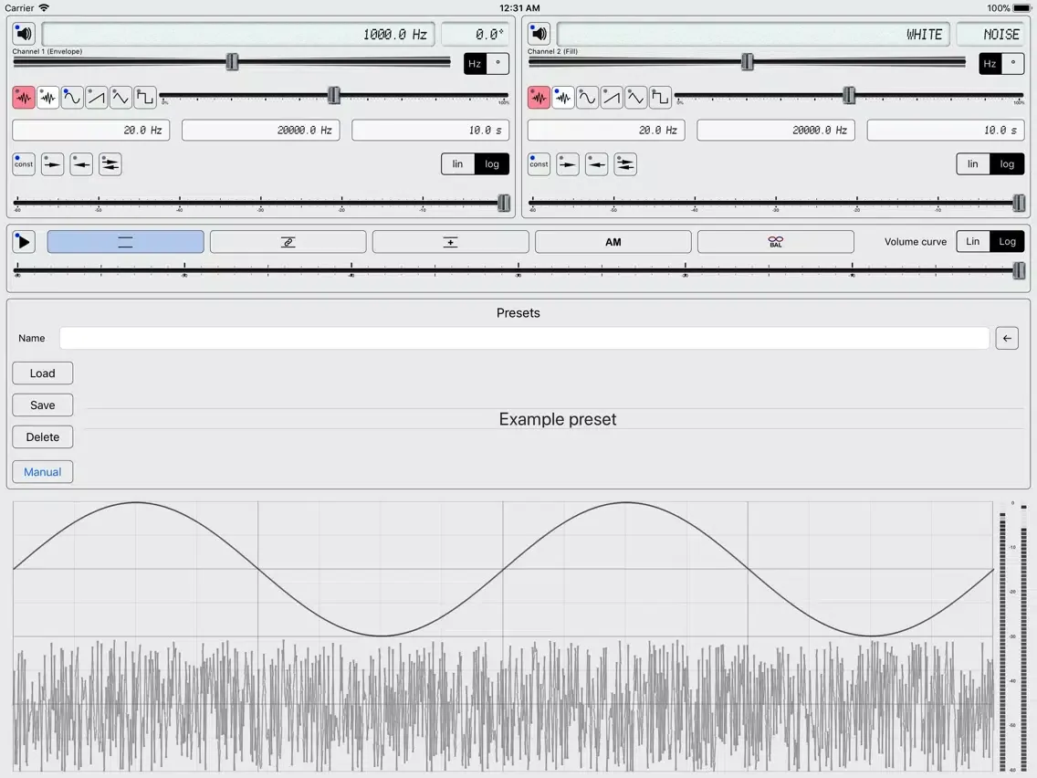 ภาพหน้าจอของ SGenerator iPad