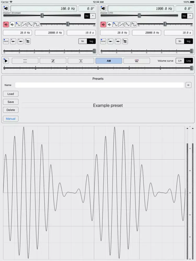 ภาพหน้าจอของ SGenerator iPad