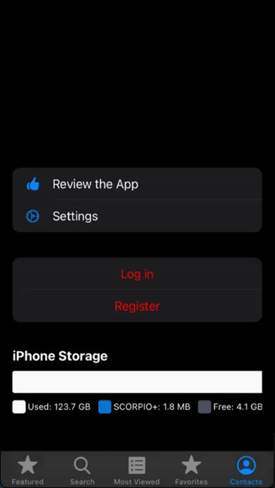 Screenshot di SCORPIO PLAYER 2025