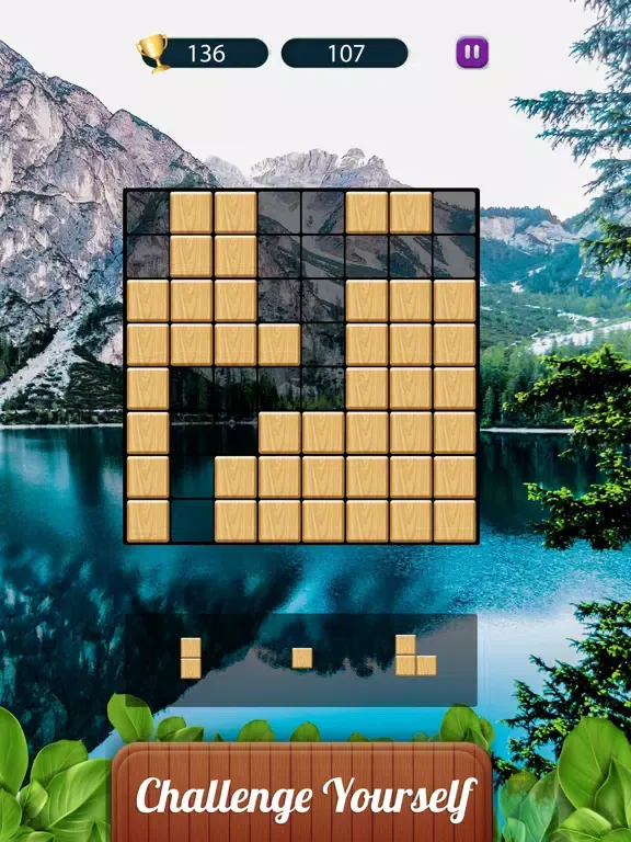 Woodscapes - Wood Block Puzzle iPad  سکرین شاٹس