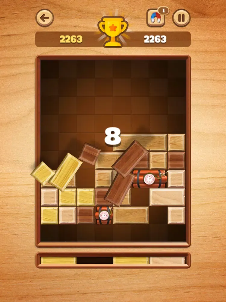 Wood Sliding - Block Puzzle iPad  स्क्रीनशॉट