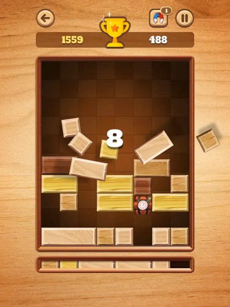 Wood Sliding - Block Puzzle iPad  स्क्रीनशॉट