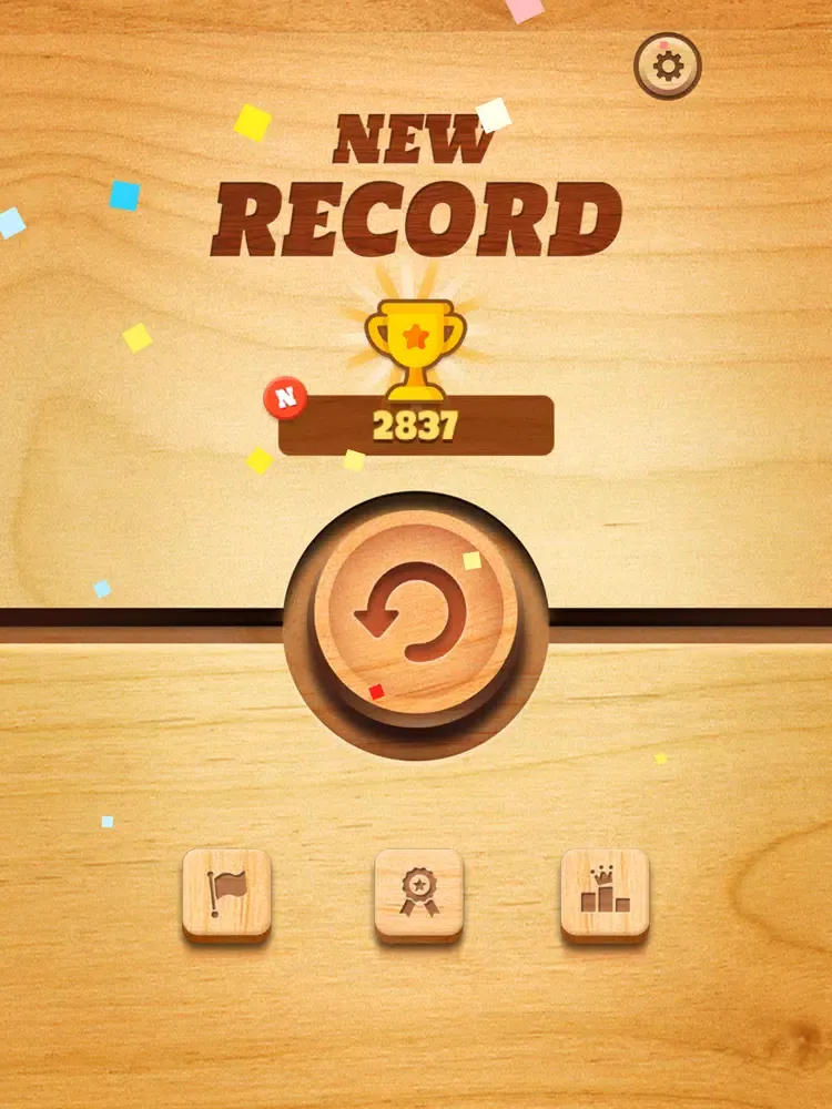 Wood Sliding - Block Puzzle iPad  स्क्रीनशॉट