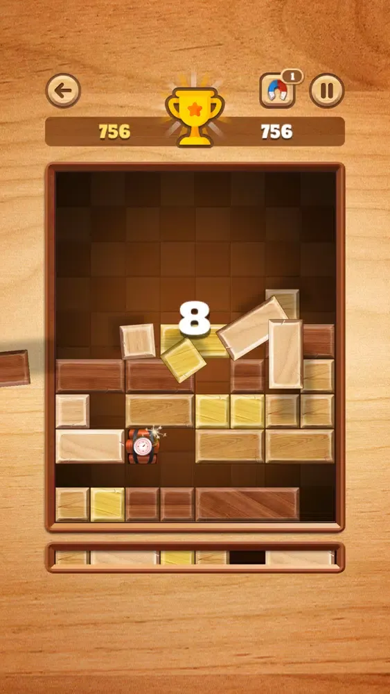 Wood Sliding - Block Puzzle स्क्रीनशॉट