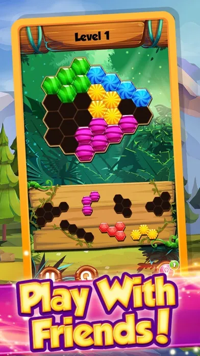 Capturas de pantalla de Jungle Hex Block Breaker