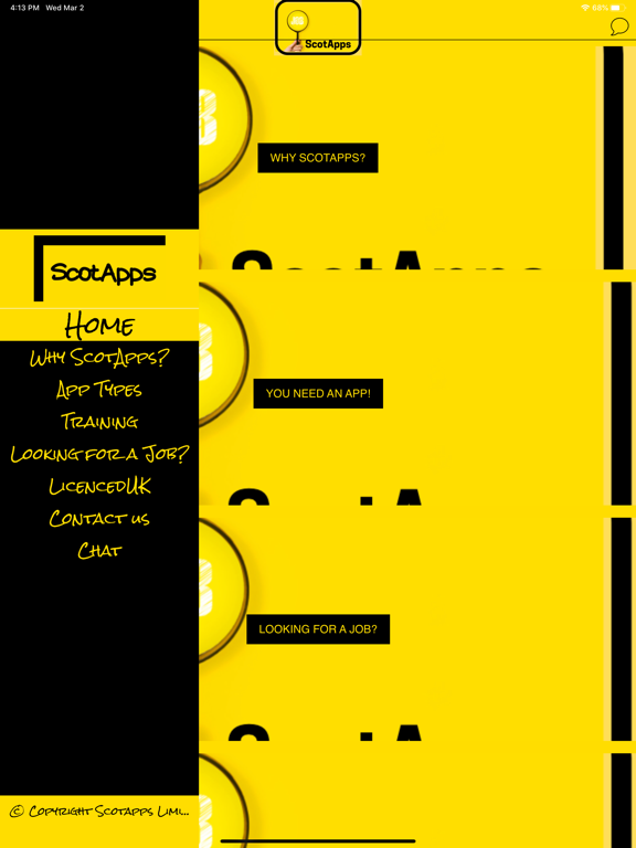Scotapps iPad 應用截圖