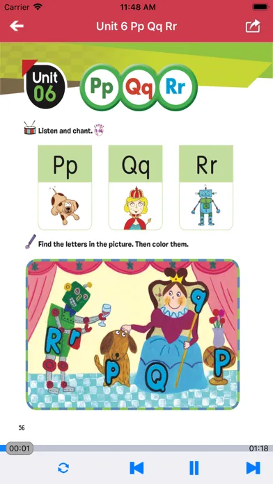 Capturas de pantalla de 英语自然拼读法第1级 - English Phonics