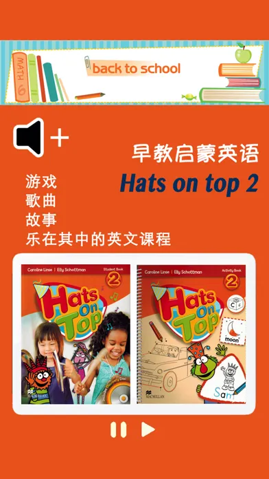 Ảnh chụp màn hình của 早教启蒙英语 Hats on top 2