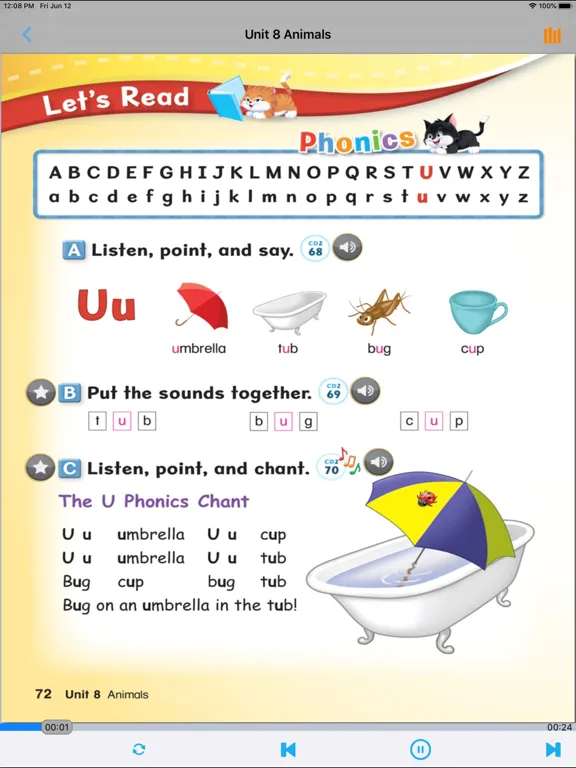 牛津少儿英语Let’s go 1 iPad  Screenshots
