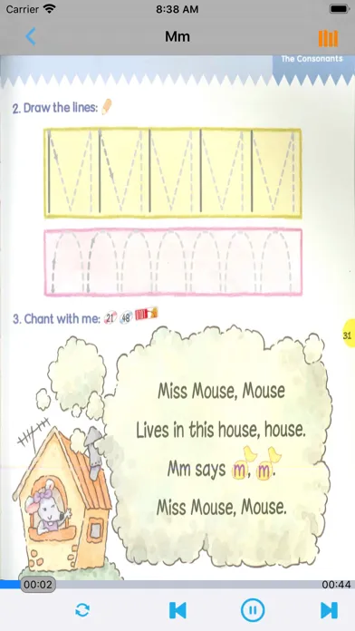 Captures d'écran de Phonics Kids教材2A2B -英语自然拼读王