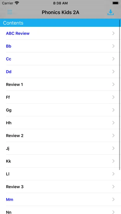 Captures d'écran de Phonics Kids教材2A2B -英语自然拼读王