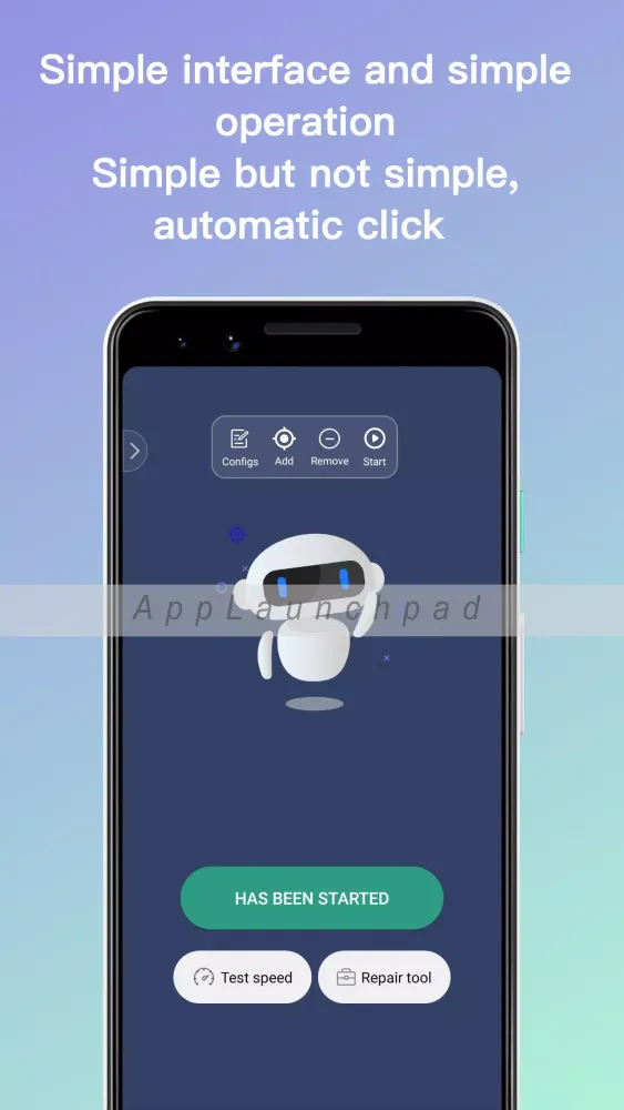 ภาพหน้าจอของ Auto clicker elf-auto click