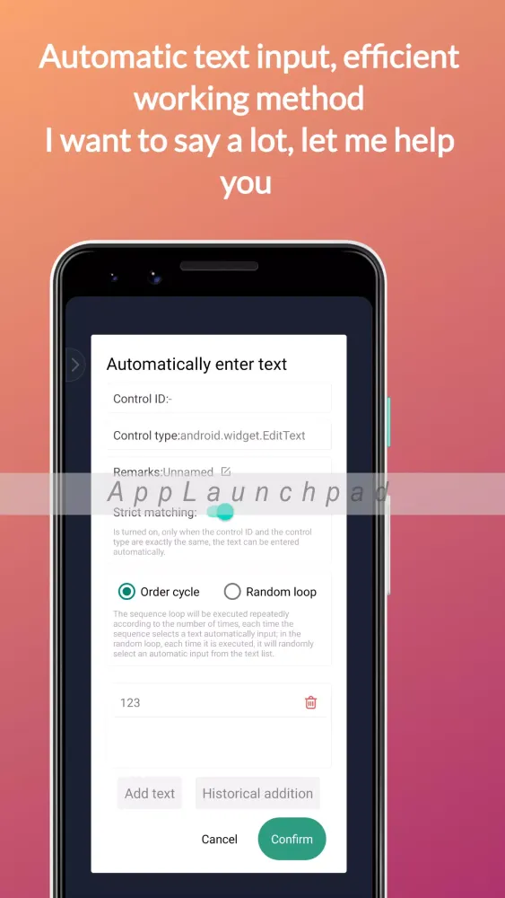 ภาพหน้าจอของ Auto clicker elf-auto click