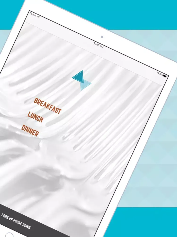 Capturas de tela do Fork Up. Phone Down. iPad 