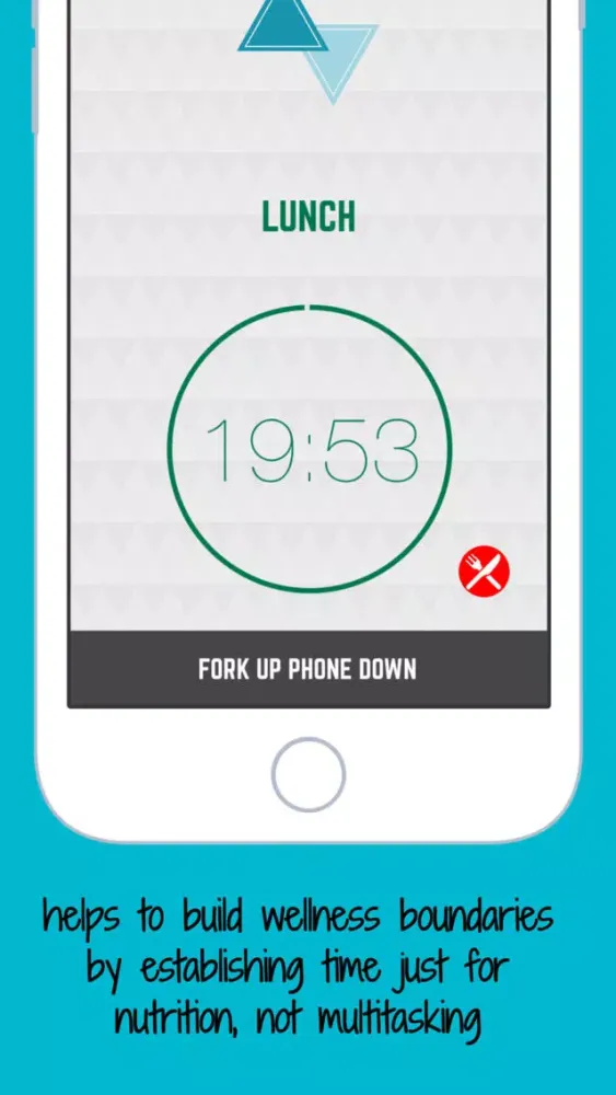 Capturas de tela do Fork Up. Phone Down.