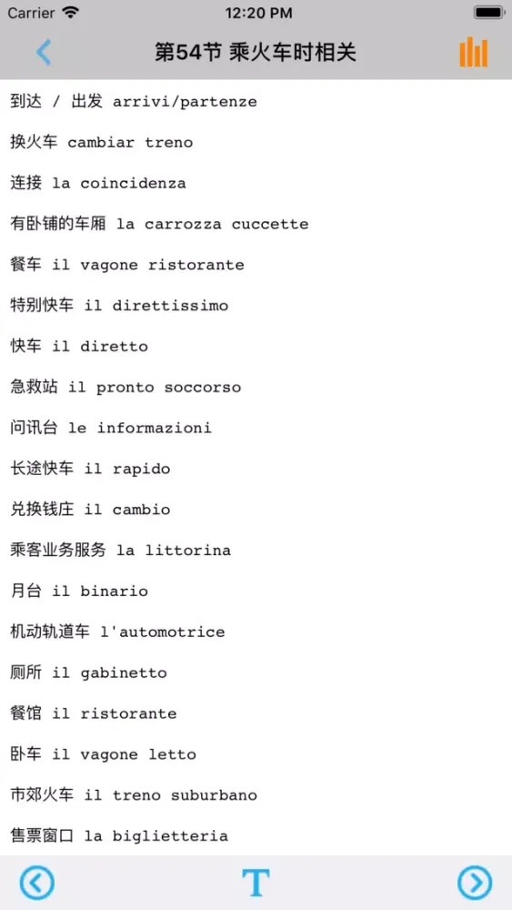 Screenshot di 意大利语词汇高效记忆工具