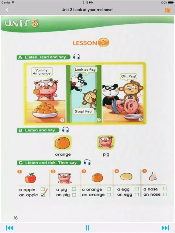 Tangkapan layar 新概念英语青少版Starter AB -课程辅导学习助手 iPad 