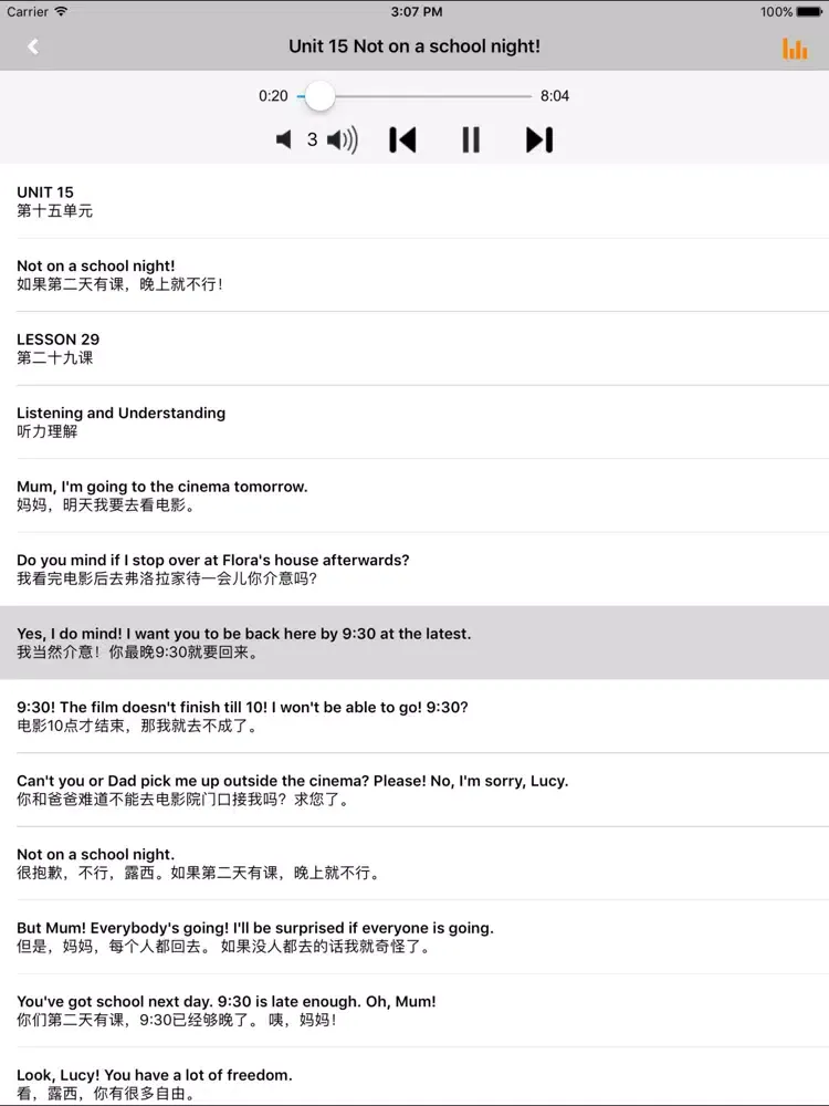 Capturas de pantalla de 新概念英语青少版3A3B -课程辅导学习助手 iPad 