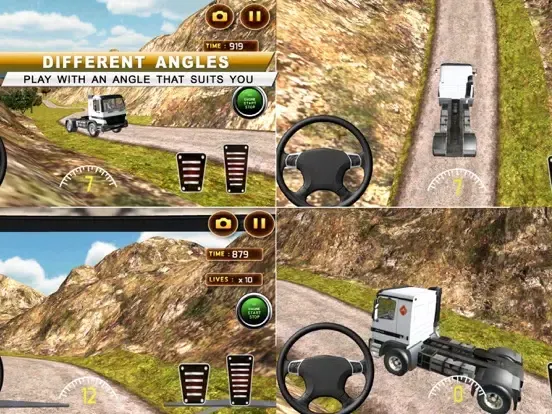 Extreme Offroad Truck Trial: Driving Simulator 3D iPad 应用截图