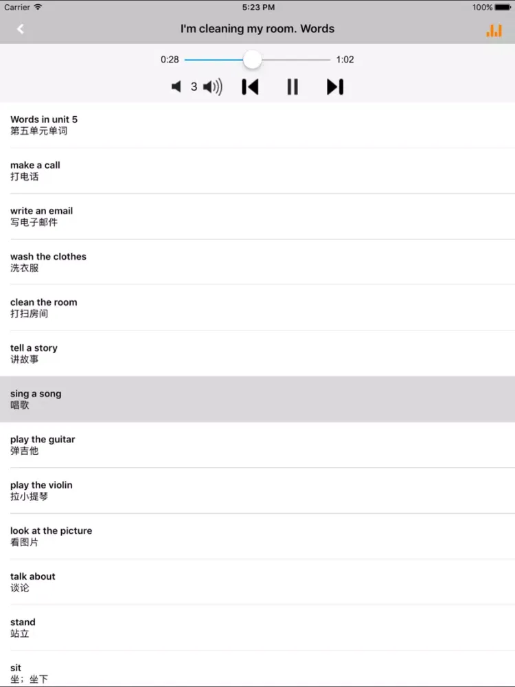 小学英语五年级下册人教版精通 -三起点 iPad  Screenshots