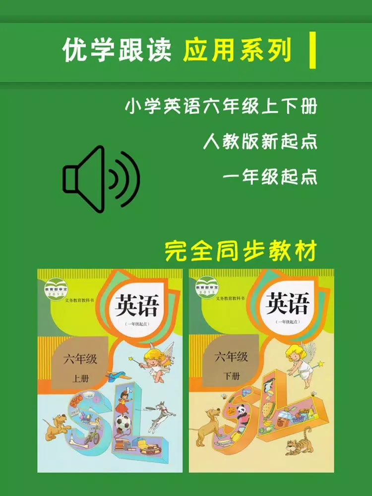 Capturas de tela do 小学英语六年级上下册 -人教版 iPad 