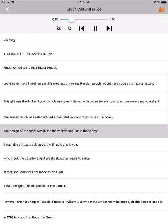 Zrzuty ekranu 人教版新课标高中英语必修2 -课本同步助手 iPad 