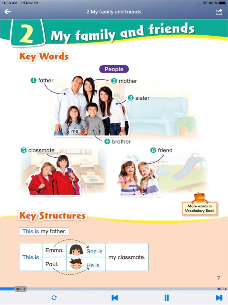 Capturas de tela do 新起点小学英语必修1 iPad 