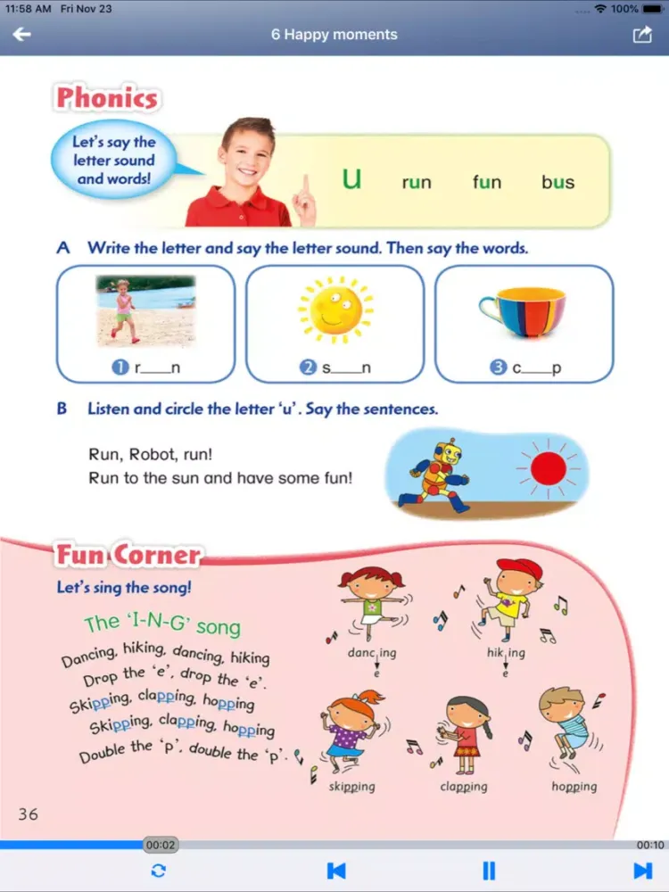 Capturas de tela do 新起点小学英语必修1 iPad 