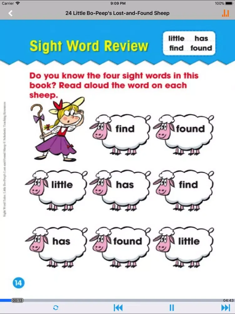 Sight Words -有声故事学高频词 iPad  Ekran Görüntüleri