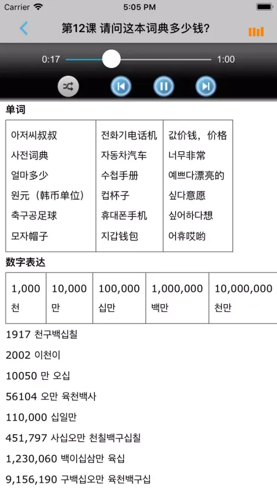 大学韩国语第一册 -韩文基础教程 স্ক্রিনশট