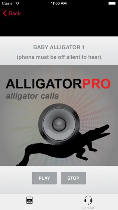 Tangkapan layar REAL Alligator Calls -Alligator Sounds for Hunting