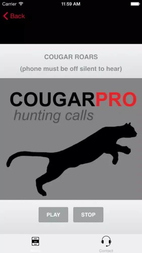 REAL Cougar Hunting Calls - 9 REAL Cougar CALLS & Cougar Sounds!应用截图