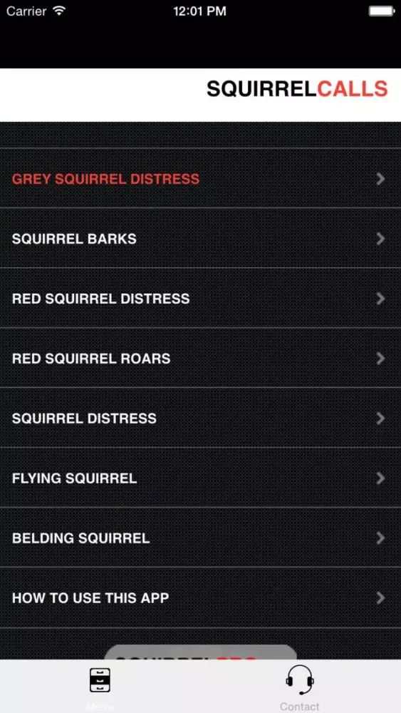 REAL Squirrel Calls and Squirrel Sounds for Squirrel Hunting! - (ad free) BLUETOOTH COMPATIBLE應用截圖