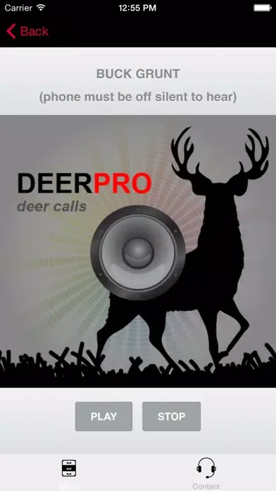 Capturas de pantalla de Whitetail Hunting Calls-Deer Buck Grunt -Buck Call - AD FREE - BLUETOOTH COMPATIBLE