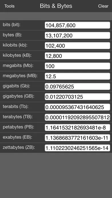 Mila's Tools Unit Converter Ekran Görüntüleri