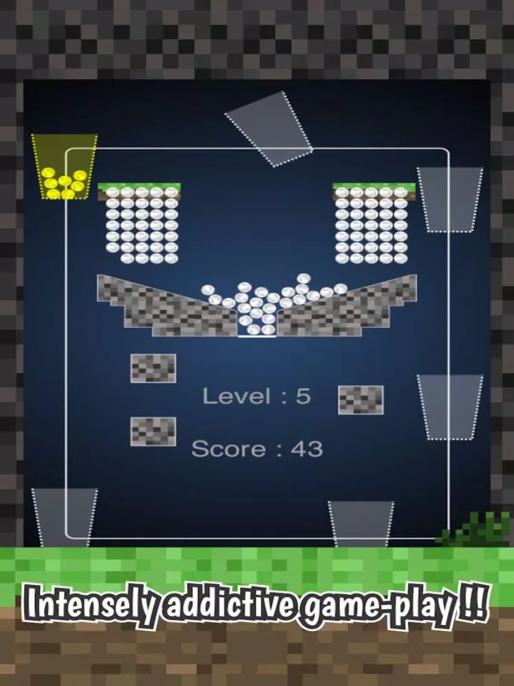 Mine Pong Physics Game - 100 Crafty Balls Challenge iPad  스크린샷