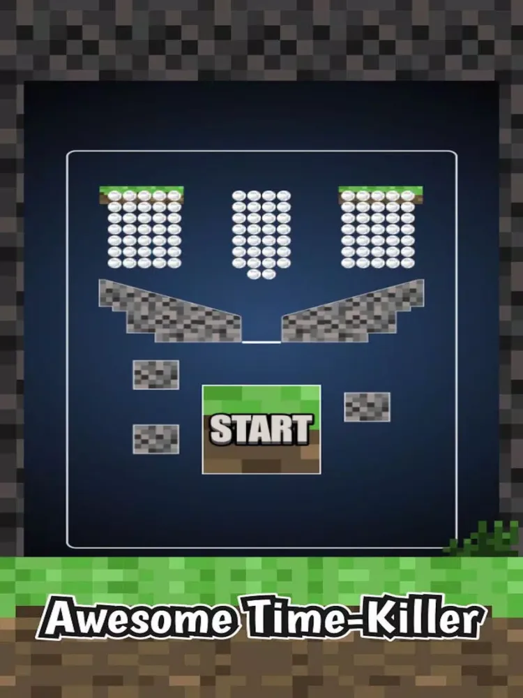 Mine Pong Physics Game - 100 Crafty Balls Challenge iPad  스크린샷