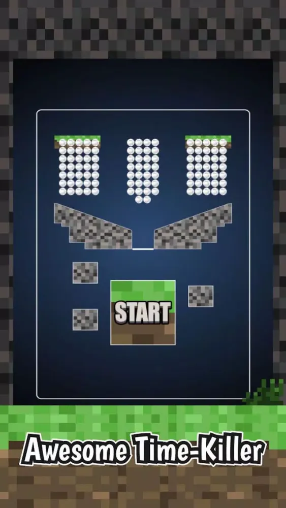 Mine Pong Physics Game - 100 Crafty Balls Challenge 스크린샷
