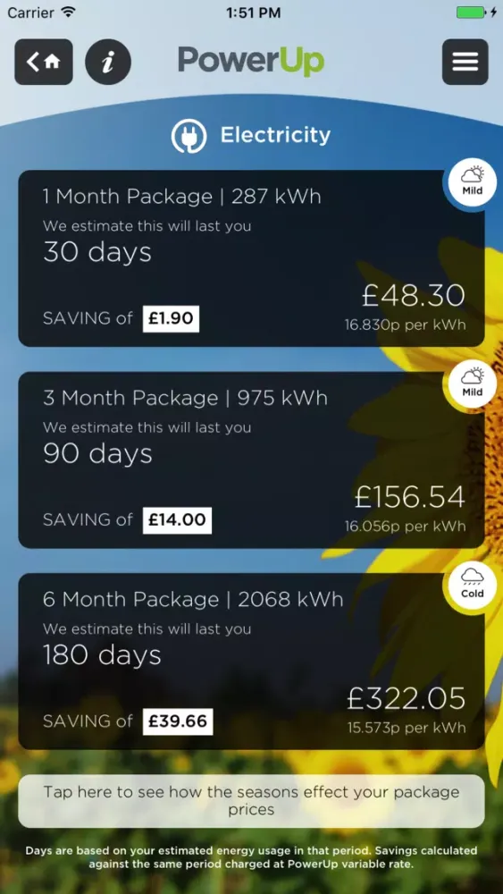 ภาพหน้าจอของ PowerUp - ScottishPower