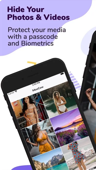 Tangkapan layar MooCow: Hide Photos & Videos