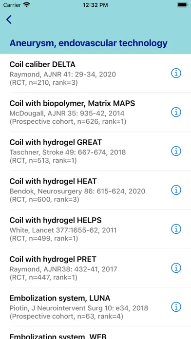 Cerebrovascular & Stroke: WTD Screenshots