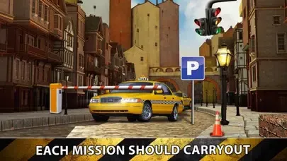 Capturas de pantalla de City Taxi Driver Sim 2016 - Yellow Cab Parking Maina in Las Vegas Real Traffic