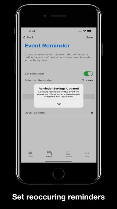 Event Timestamper Ekran Görüntüleri