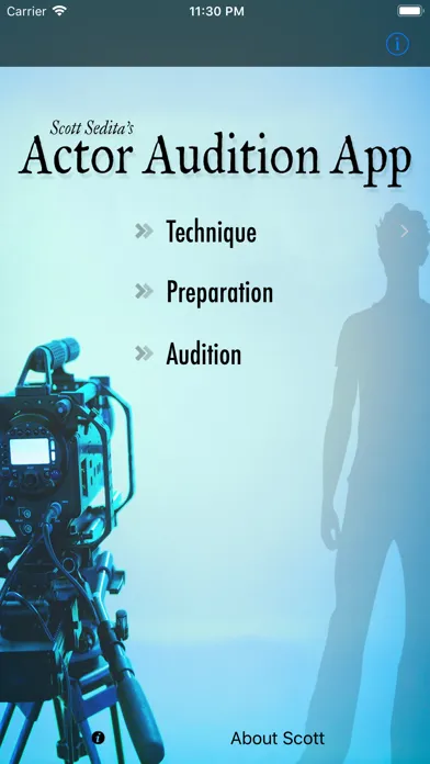 ภาพหน้าจอของ Actor Audition App