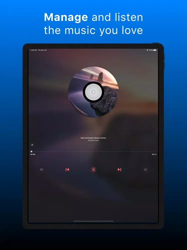 Tangkapan layar My Media Files: File Manager iPad 