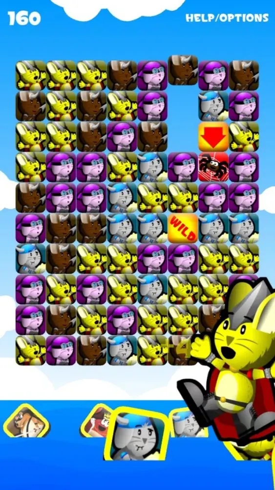 Capturas de tela do Bunny Blocks