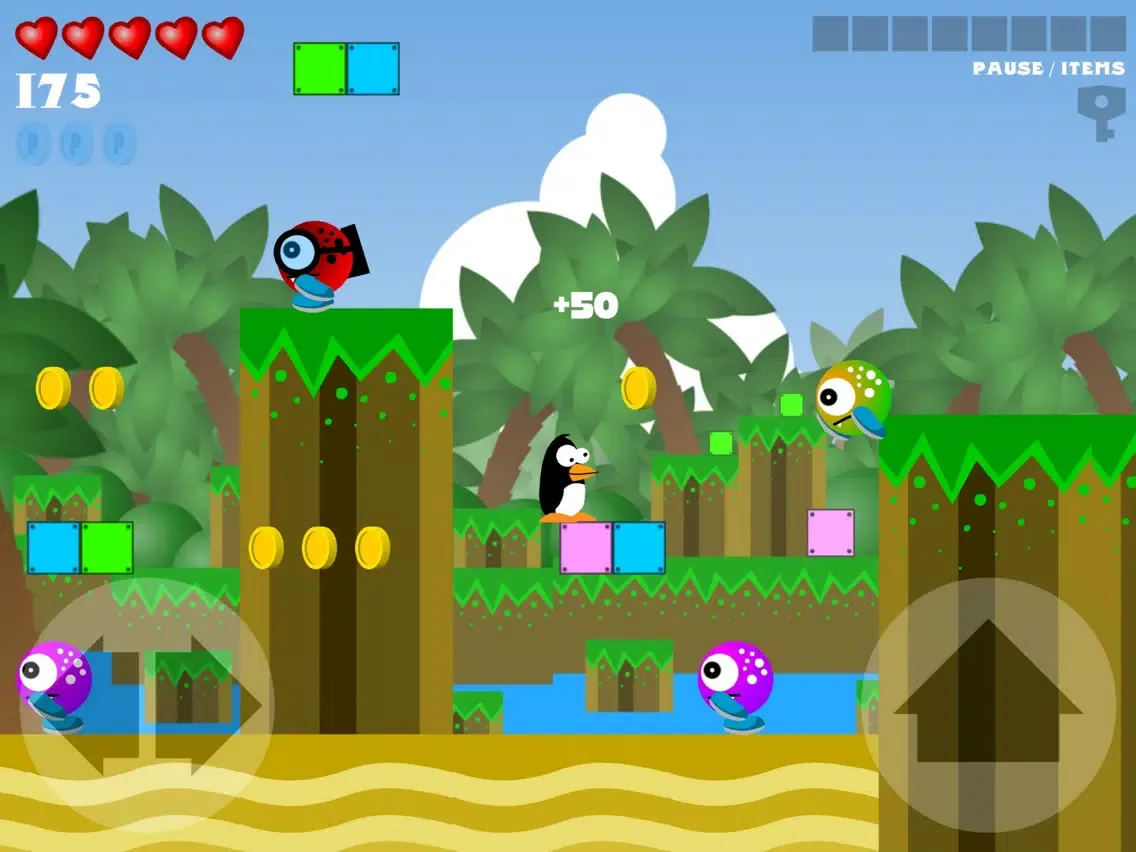 Jobin The Penguin iPad  スクリーンショット